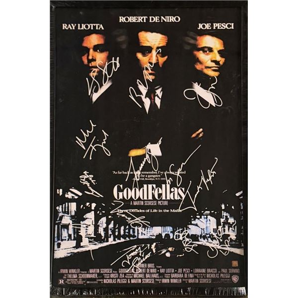GoodFellas Facsimile Signed Movie Poster