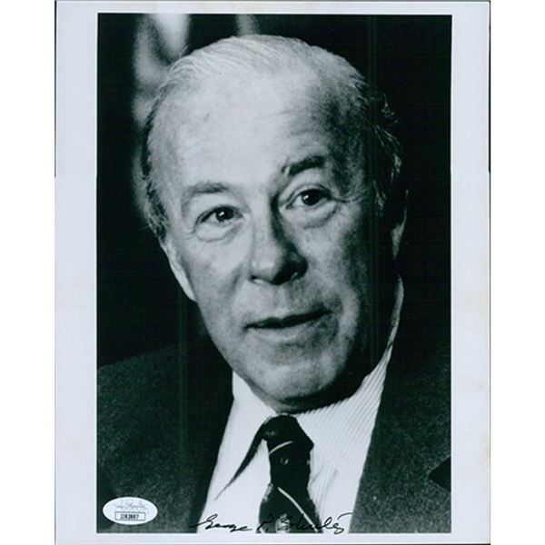 George P. Shultz Secretary of State Signed Photo