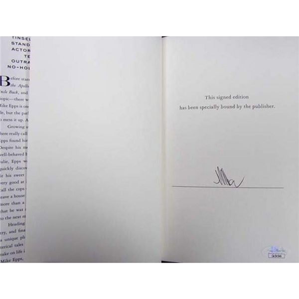 Comedian Mike Epps Signed Unsuccessful Thug First Edition Hardcover Book JSA Authentic