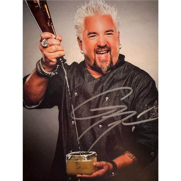Chef Guy Fieri signed photo