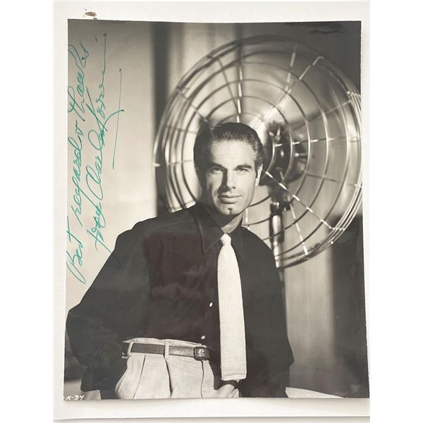 The Woman on the Beach Charles Korvin signed photo