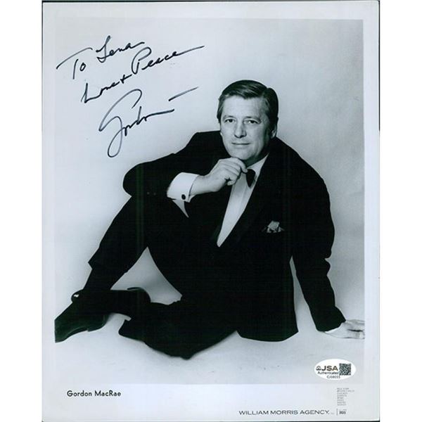 Actor Singer Gordon MacRae Signed Photo
