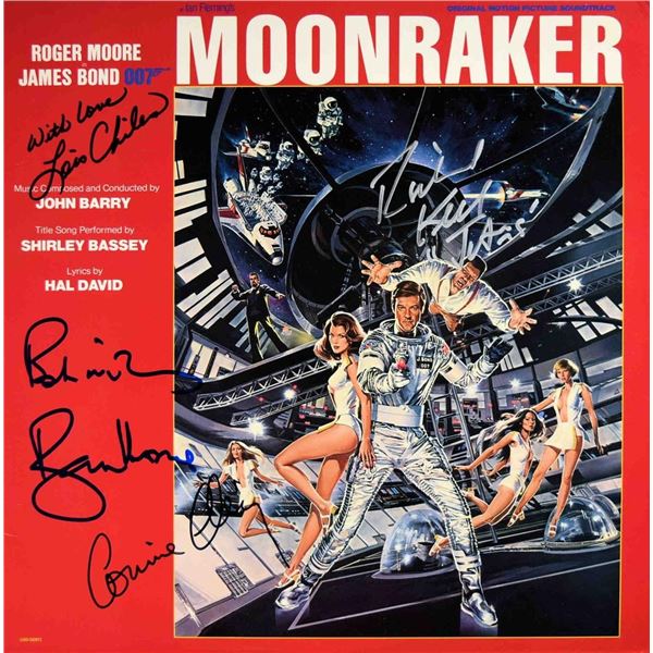 James Bond Moonraker signed soundtrack album