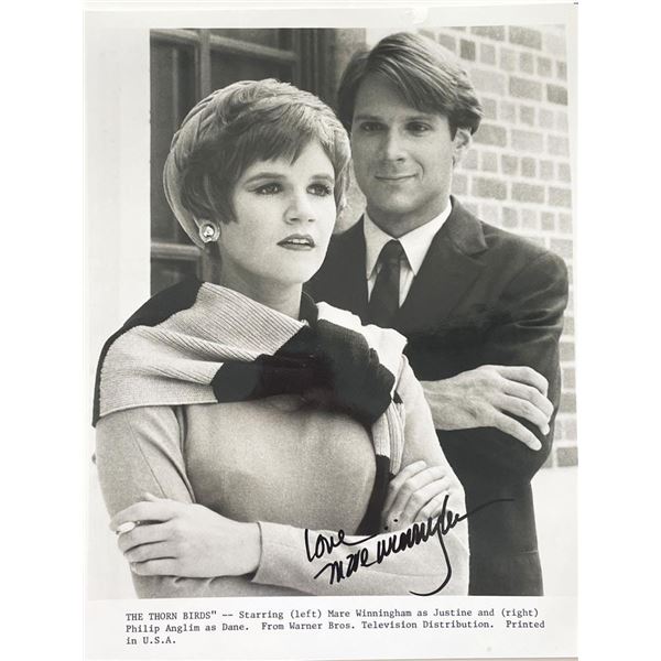 The Thorn Birds Mare Winningham signed movie photo