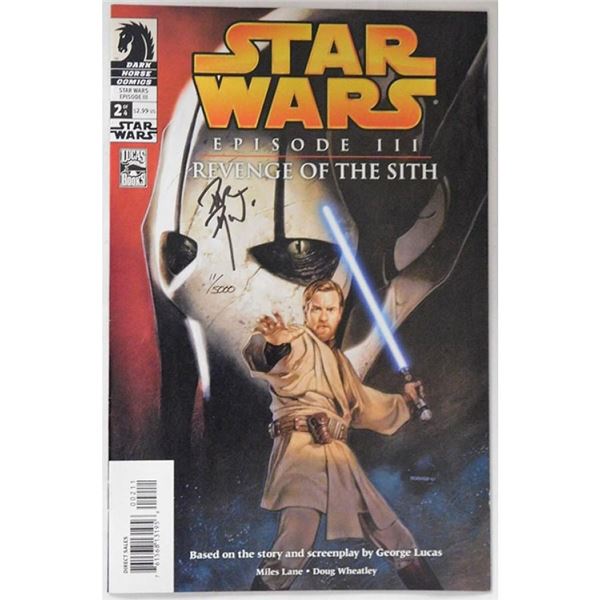 Star Wars Illustrator Dave Dorman Signed Revenge of The Sith Comic Cover #2 JSA Authentic