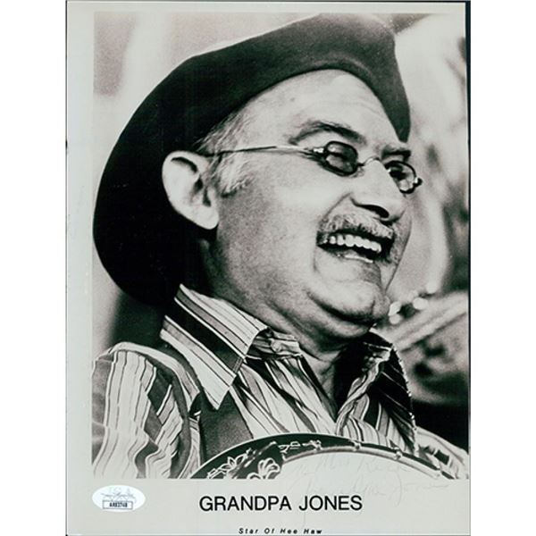 Country Singer Grandpa Jones Signed Photo