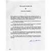 Image 1 : The Fourth Deadly Sin Lawrence Sanders Signed Souvenir Typescript JSA Auth.