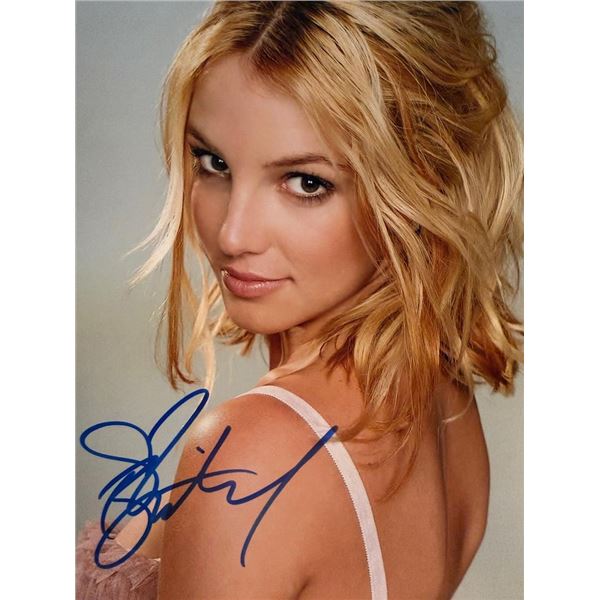 Britney Spears signed photo