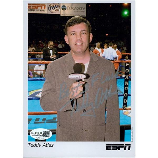 Teddy Atlas Signed 5x7 Matte Photo