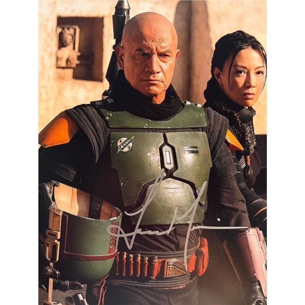 Star Wars Boba Fett Temuera Morrison signed photo
