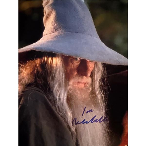 Lord of the Rings Ian McKellen signed photo