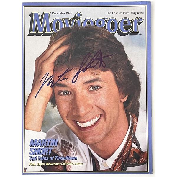 Three Amigos Martin Short signed Moviegoer Magazine