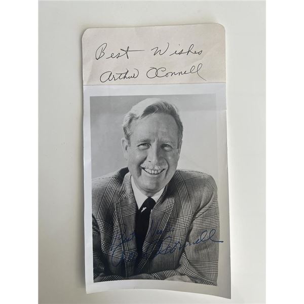 Picnic Arthur O'Connell signed photo