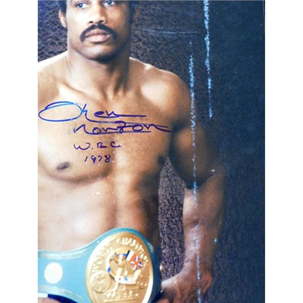 Ken Norton Signed 16x20 Glossy Photo