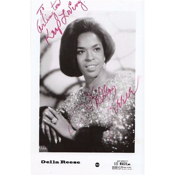 Touched By An Angel Della Reese signed photo. JSA Authenticated