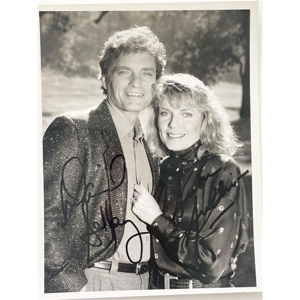 Falcon Crest signed photo
