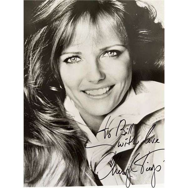 Supermodel Cheryl Tiegs signed photo