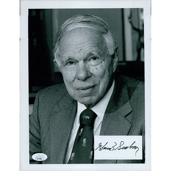 Chemist Glenn Seaborg Signed Photo
