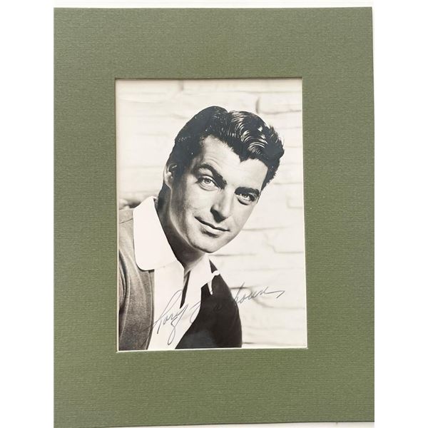 Rory Calhoun framed matted photo
