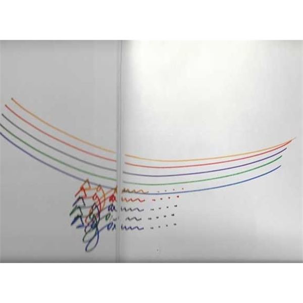Israeli Kinetic Artist Yaakov Agam signed Book