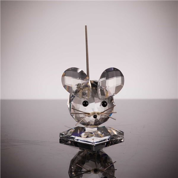 Swarovski Silver Crystal Large Mouse Figurine