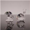 Image 2 : Two Swarovski Silver Crystal Figurines Snail and Toadstools