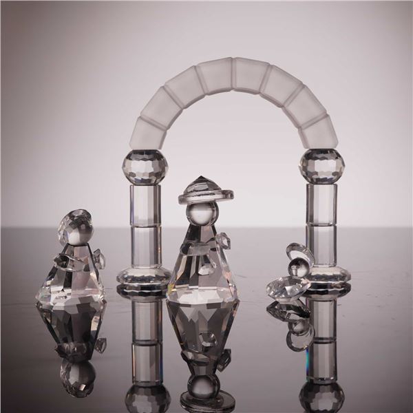 Swarovski Silver Crystal Mini Nativity Set