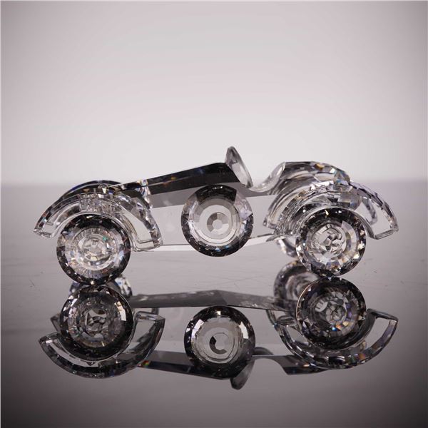 Swarovski Silver Crystal Old Timer Automobile Figurine, Model 151753
