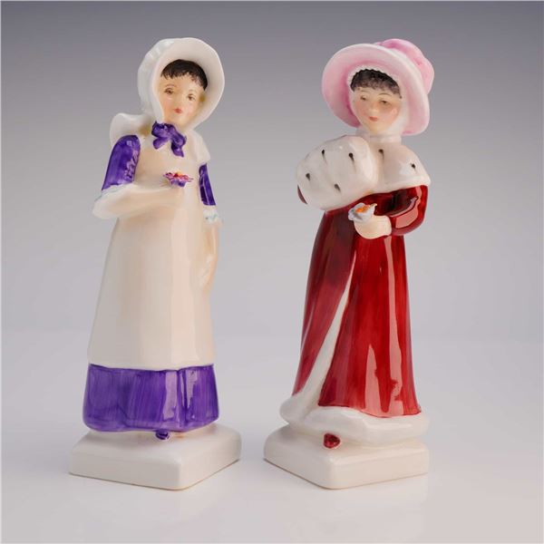 2pc Royal Doulton Figurines Anna HN2802 and Sophie HN2833