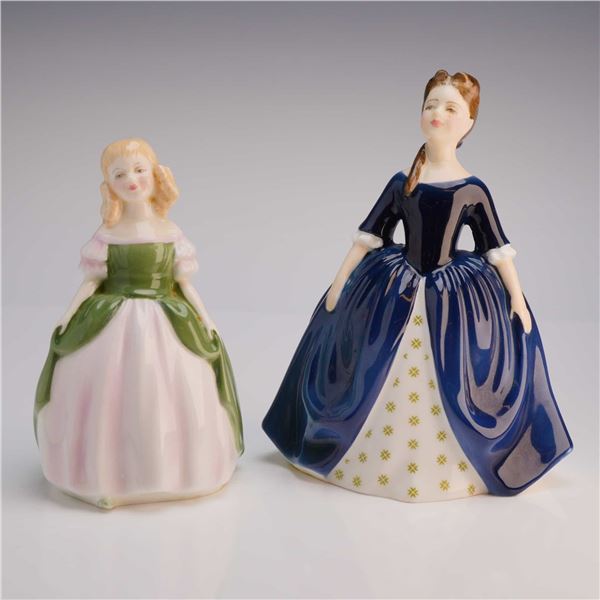 2pc Royal Doulton Figurines Debbie HN 2385 and Penny HN 2338