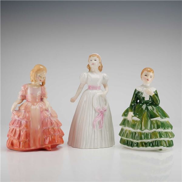 Three Royal Doulton Pretty As A Picture Figurines