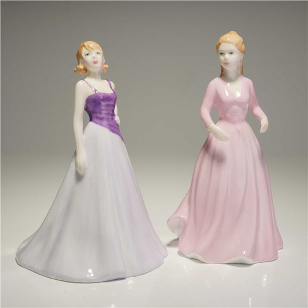 2pc Royal Doulton Figurines, Free Spirit HN4609 and Magical Moments HN4607