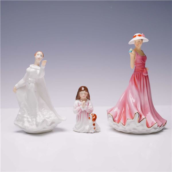 3pc Royal Doulton Figurines: Jenny, Innocence, and Wisdom