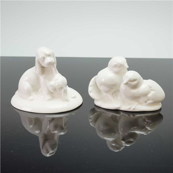 2pc Royal Doulton Images of Nature Porcelain Figurines, HN3551 and HN4631