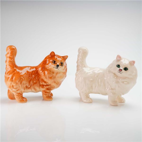 2pc Royal Doulton Persian Cat Figurines