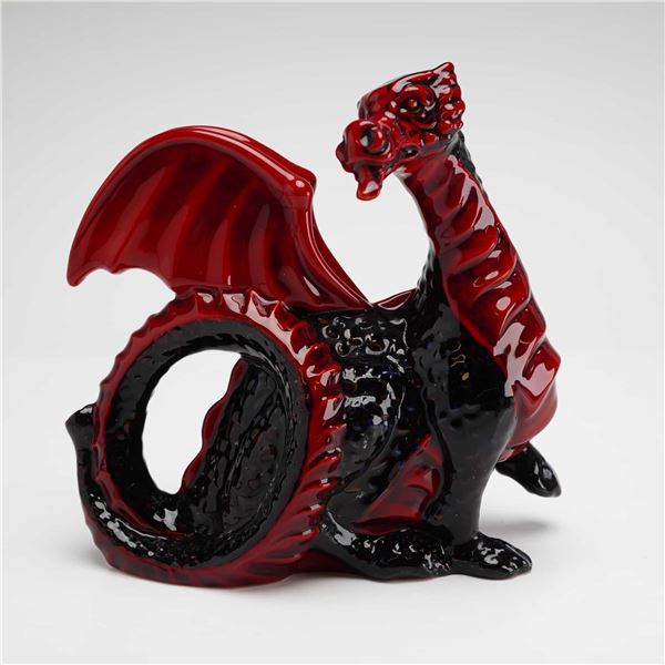 Royal Doulton Flambe Figurine, Dragon HN3552
