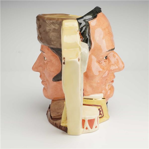 Royal Doulton Character Jug D6729 Davy Crockett and Antonio Lopez de Santa Anna