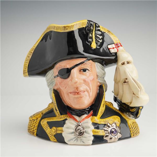 Royal Doulton Character Jug Vice Admiral Lord Nelson D6932 with COA