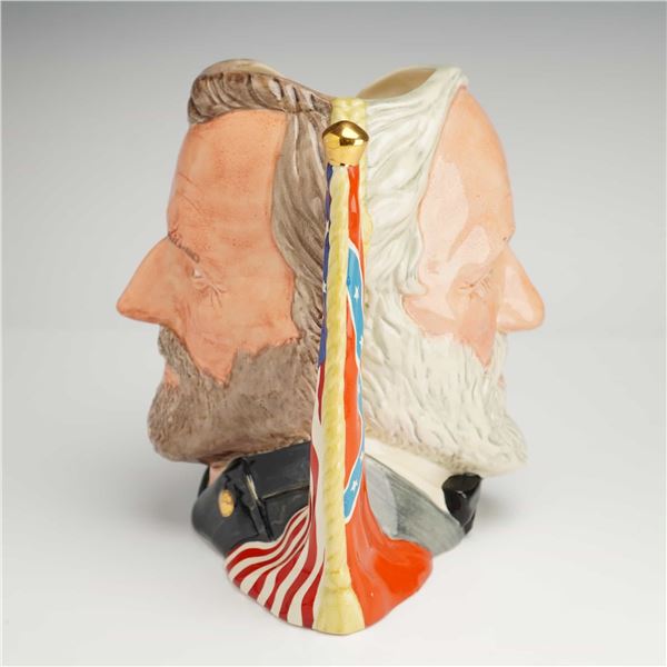 Royal Doulton Double-Face Character Jug, Ulysses S. Grant And Robert E. Lee D6698