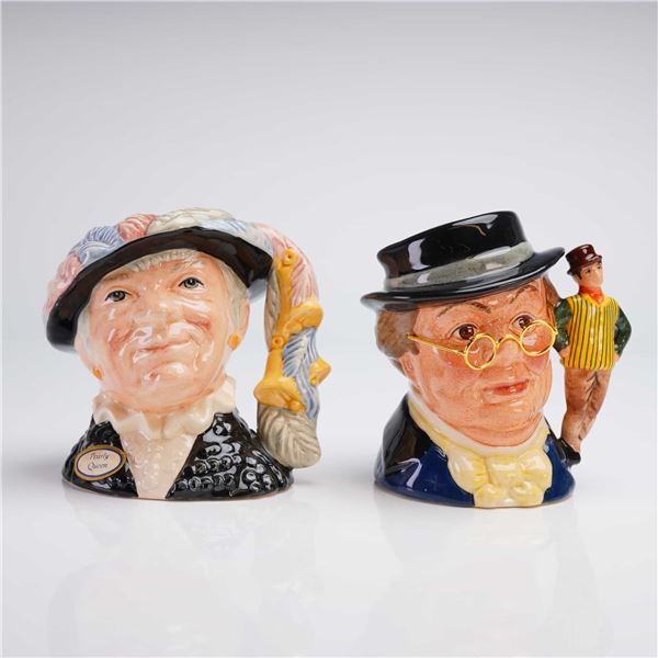 2pc Royal Doulton Small Character Jugs, D6843 and D7025