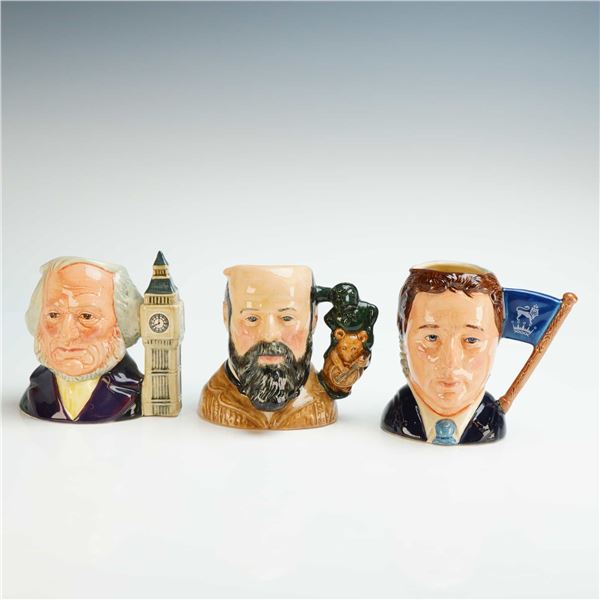 Three Royal Doulton Character Jugs - D6921, 6656 & 7000