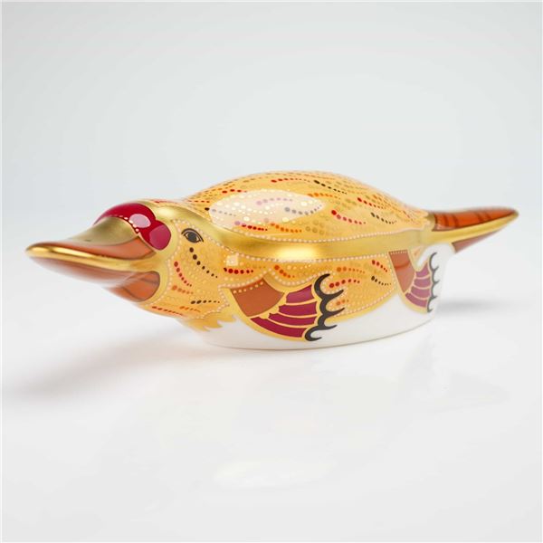 Royal Crown Derby Paperweight, Duck Billed Platypus