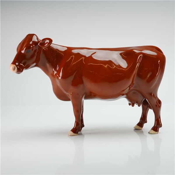 Beswick Red Poll Cow Figurine
