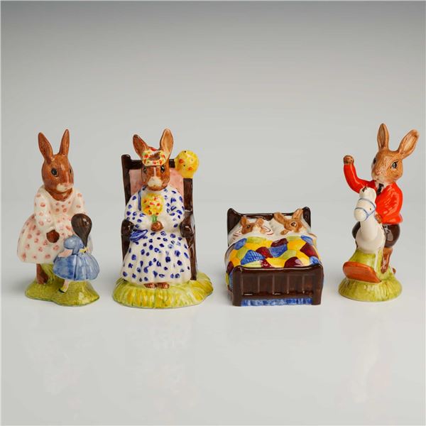 A Collection of Four Royal Doulton Bunnykins Ceramic Figurines