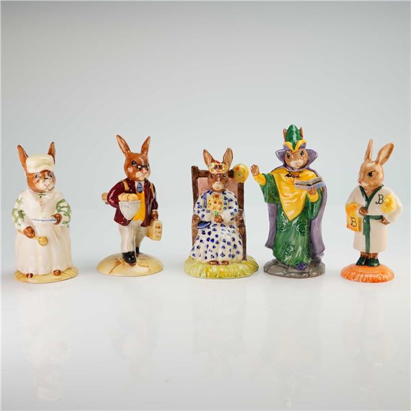 Collection of Five Royal Doulton Bunnykins Figurines