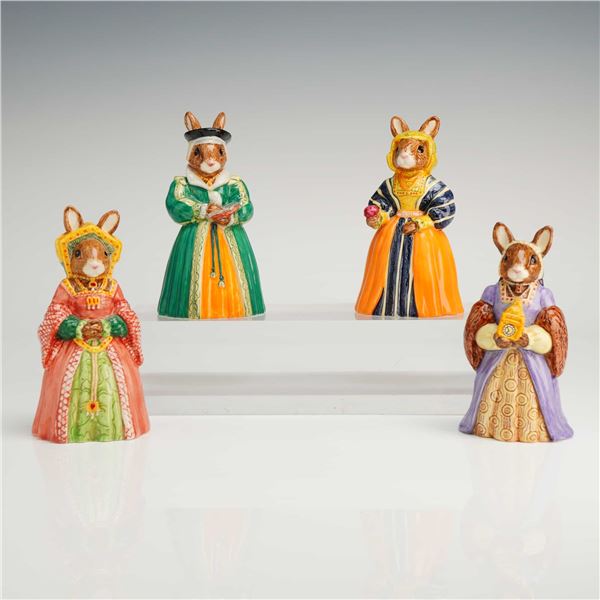 Collection of Four Royal Doulton Bunnykins Figurines, Henry's VIII Wives