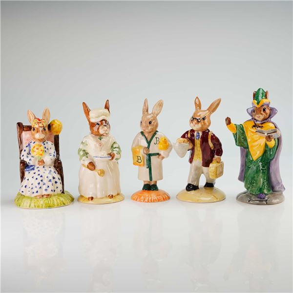 5pc Royal Doulton Bunnykins Bathtime Figurines