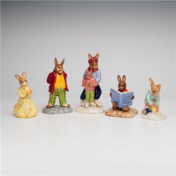 5pc Royal Doulton Bunnykins Figurine Collection