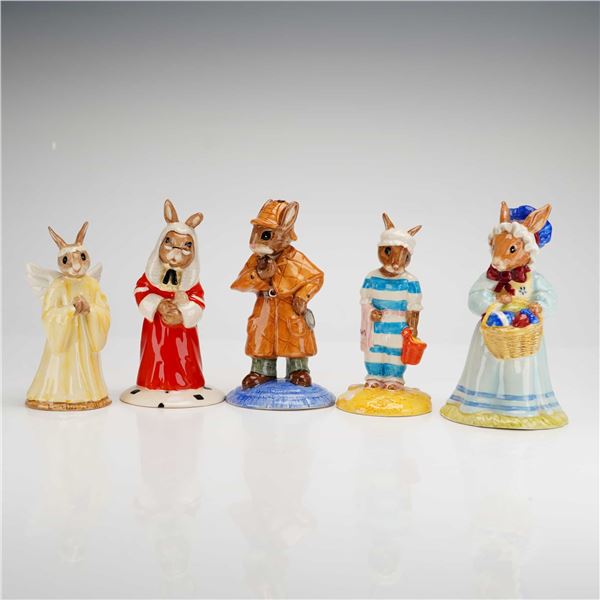 5pc Royal Doulton Bunnykins Figurines