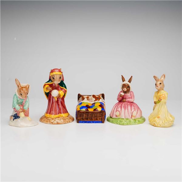 5pc Royal Doulton Bunnykins Figurines